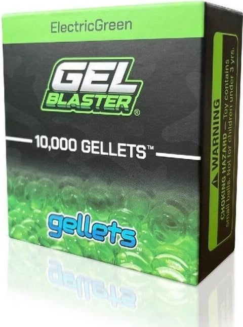 Toptha Gel Blaster Gellets, 10K, Jeshile