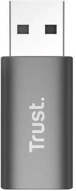 Adapter Trust CALYX USB-A në USB-C, 2 copa, gri