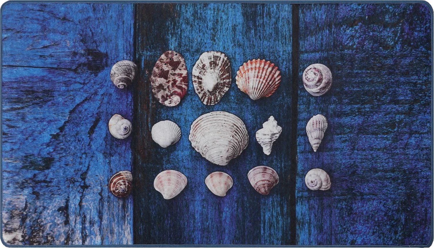 Tapet për banjo Mijölnir, me guaska deti, 80x100cm