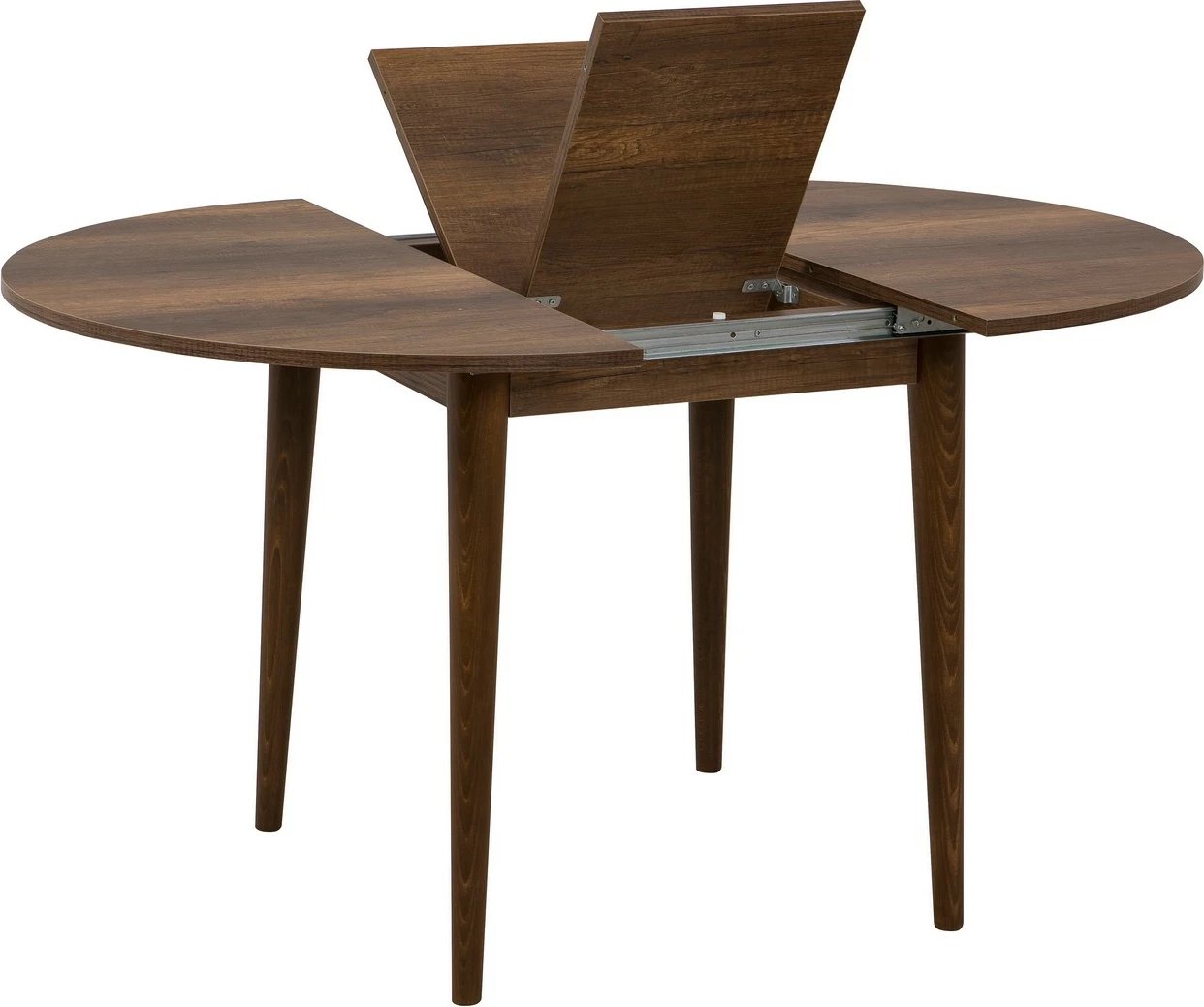 Tavolinë me karrige, set 3 pjesësh, ngjyrë arre, blu e errët, Vina 1048