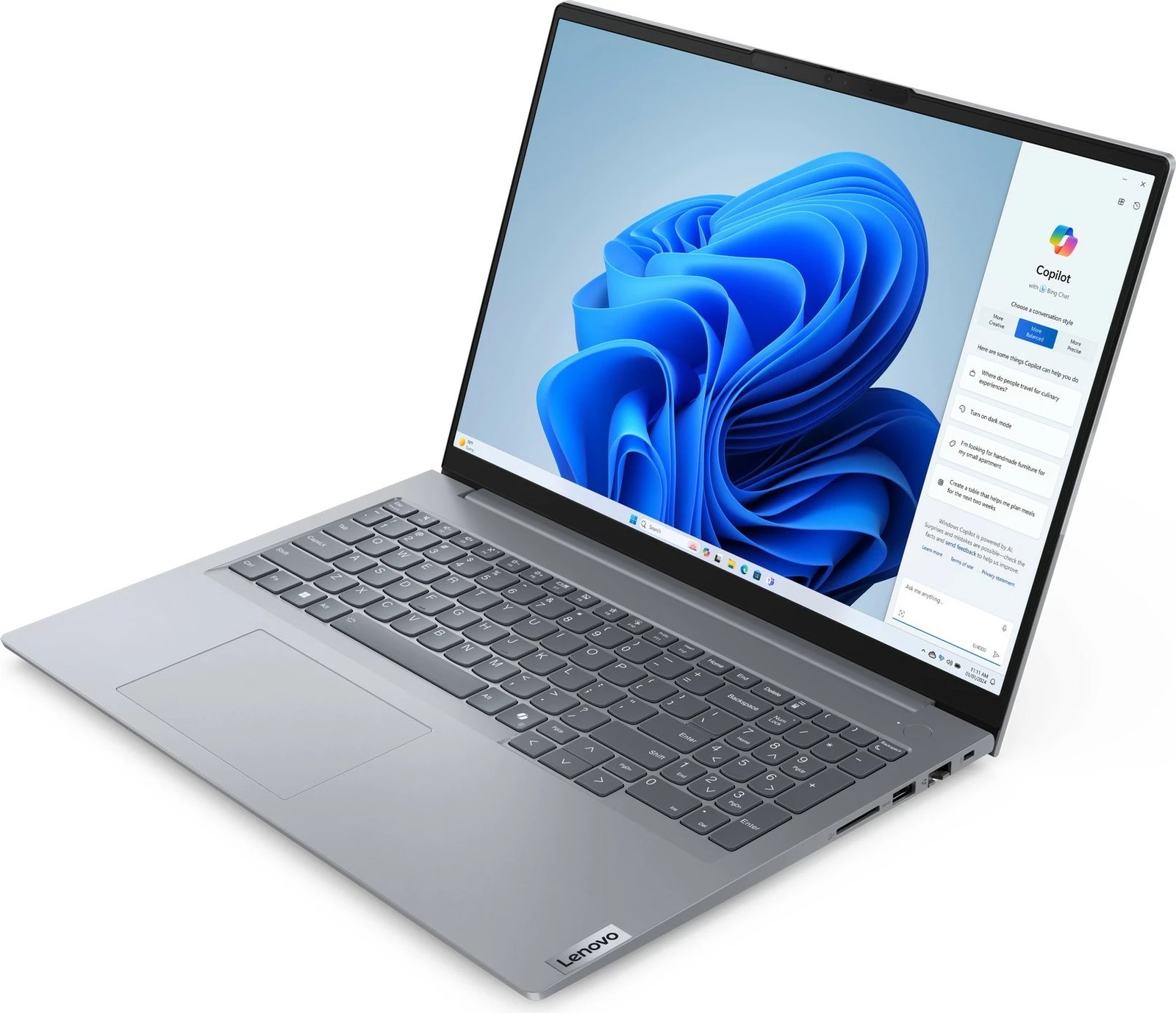Kompjuter Lenovo ThinkBook 16 G7, AMD Ryzen 5-7535HS, 32GB RAM, 1TB SSD, 16 inç, Arctic Grey Kompjuter Lenovo ThinkBook 16 G7, AMD Ryzen 5-7535HS, 32GB RAM, 1TB SSD, 16 inç, Arctic Grey