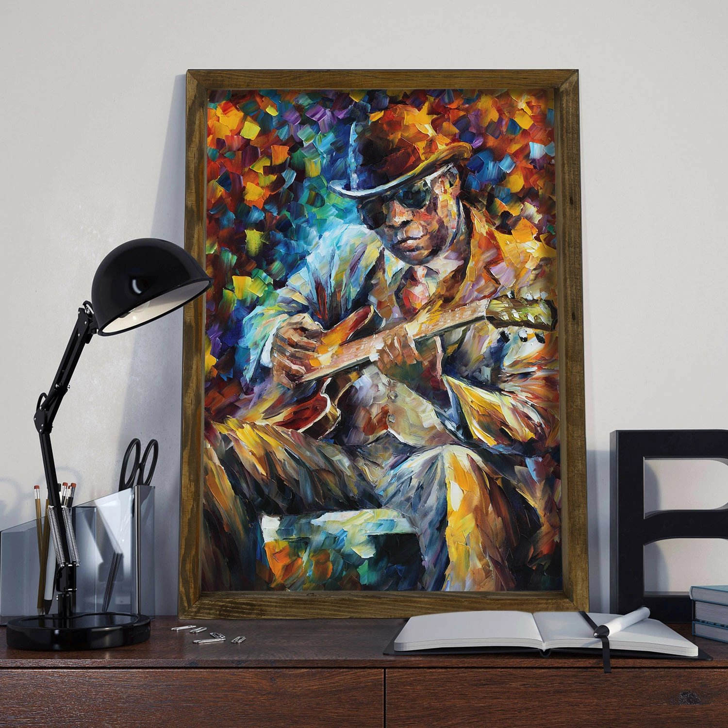 Pikturë dekorative me kornizë MDF, shumëngjyrëshe, Wallity, OZM747, 50x70x3.5cm