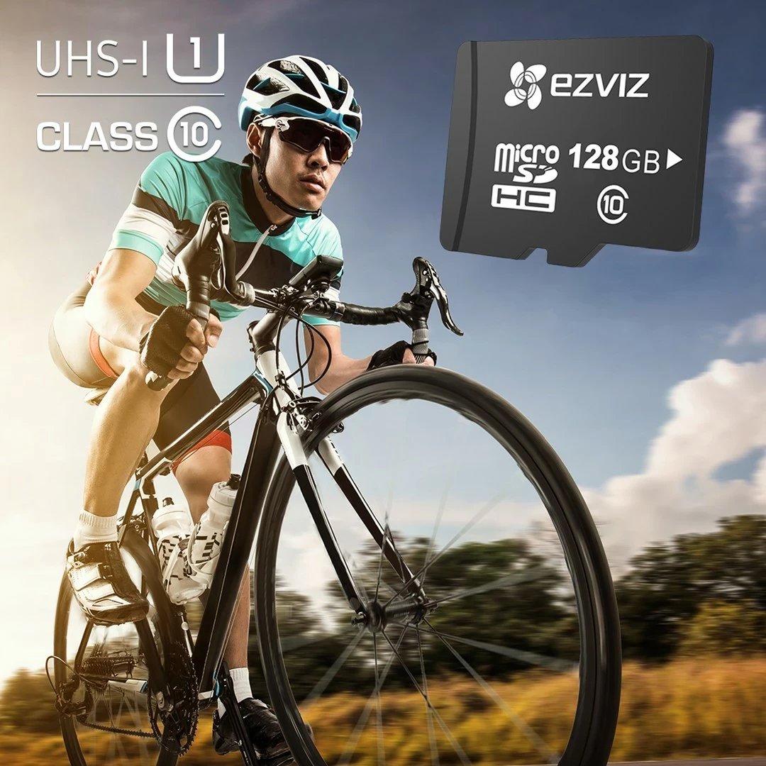 Kartë memorie MicroSDXC EZVIZ 128GB, Class 10, e zezë
