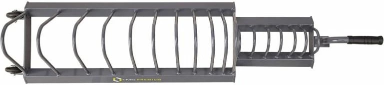 Karrocë peshash HMS për palestër, ngjyrë çeliku