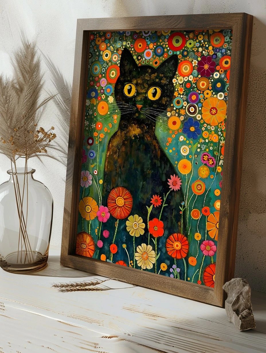 Pikturë dekorative me kornizë, MDF, shumëngjyrëshe, Wallity, GE214-L