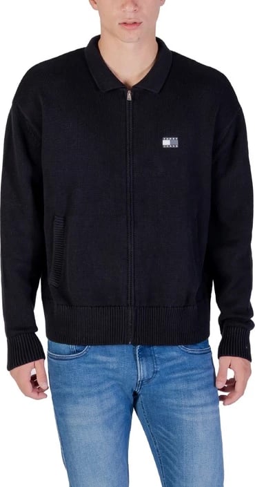 Xhemper Tommy Hilfiger Jeans për meshkuj, e zezë