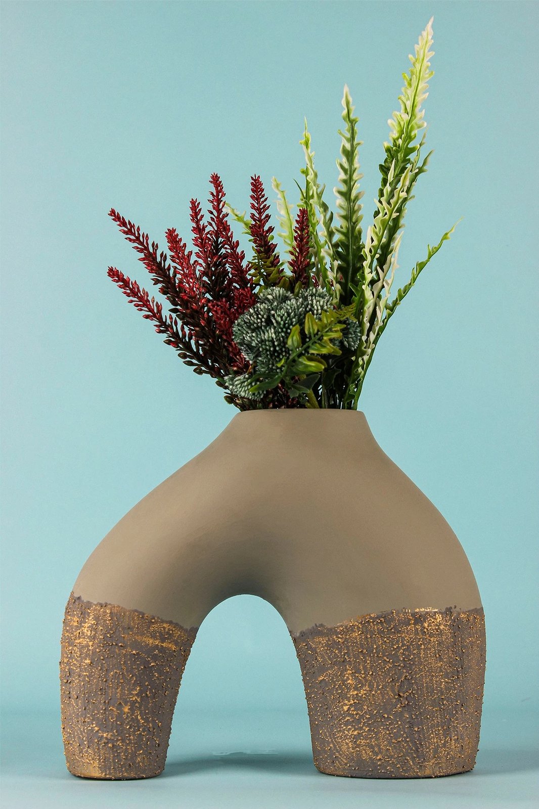 Vazo dekorative, ngjyrë bezhë, Evila Originals, BK005