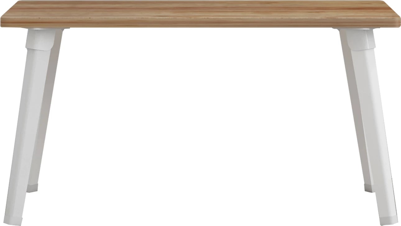 Tavolinë anësore/Tabaka krevati BRITTA FH8965.12 e palosshme, këmbë metali të bardha-melaminë natyrale 60x34x29H cm