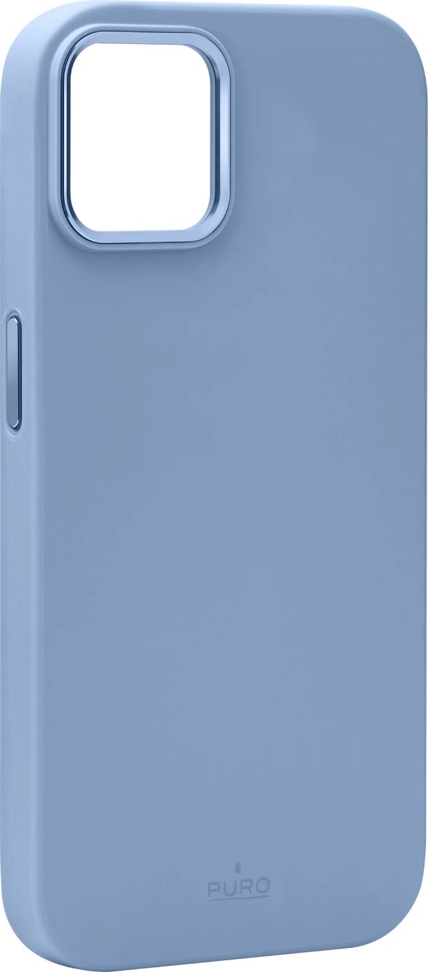Mbështjellës Puro Icon Mag Pro MagSafe për iPhone 15, silikon, kaltër e çelët