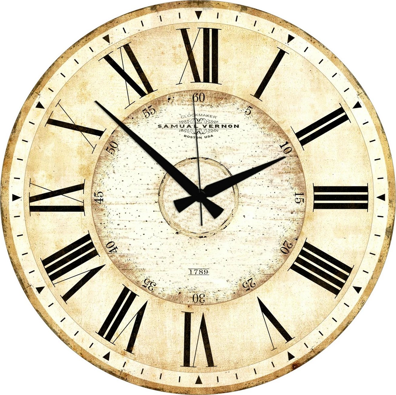 Orë muri dekorative MDF, shumëngjyrëshe, Wallity, Huhuas00004, 50x50cm