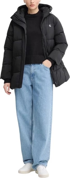 Xhemper femra Calvin Klein Jeans, e zezë