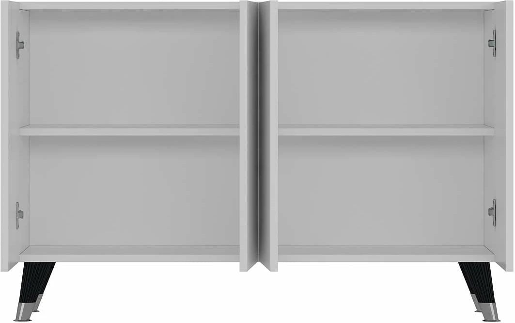 Konsol Skye Decor, 8179KM-32, e bardhë, argjend