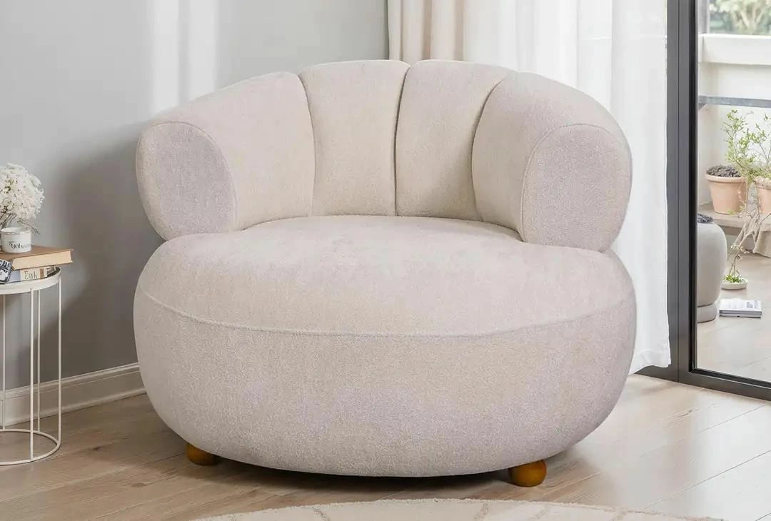 Karrige Wing New Roma, e bardhë, Atelier del Sofa