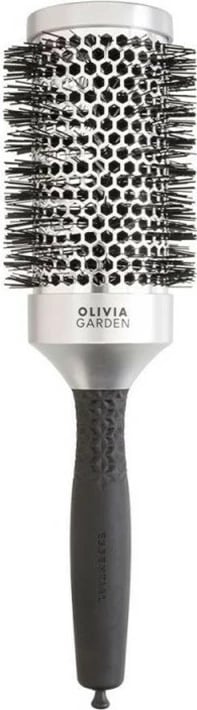 Furçë për stilim flokësh Olivia Garden Essentials Blowout Anti-Static Classic Silver 55mm për femra, 1 copë