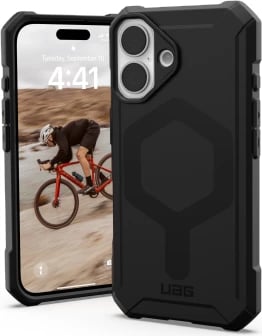 Mbështjellës UAG Essential Armor MagSafe për iPhone 16, i zi