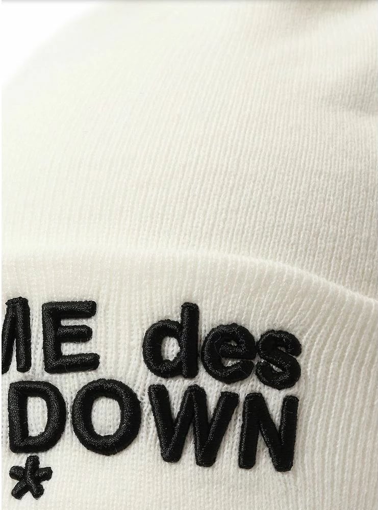 Kapelë për meshkuj Comme Des Fuckdown, e bardhë