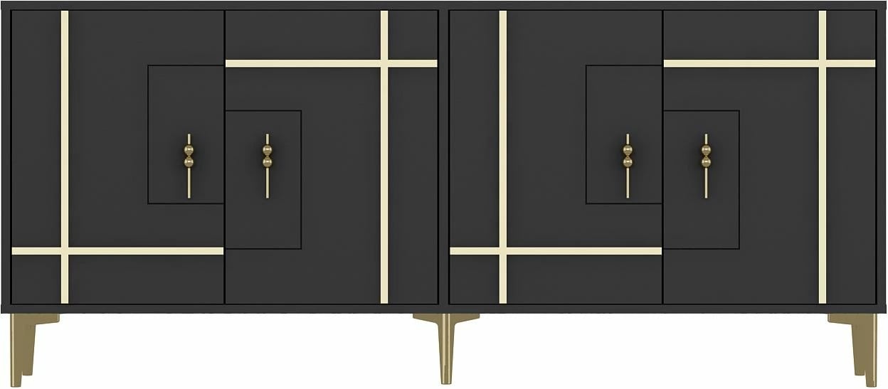 Konsol Skye Decor, antracit, ari