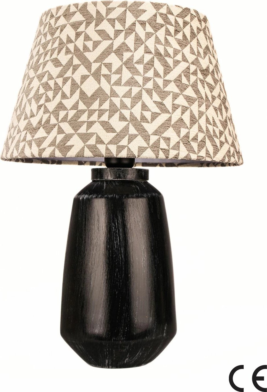 Llambë tavoline Opviq, BK113, shumëngjyrëshe, trup qeramike, kapak kadife, Ø35 h:22cm, lartësi 51cm