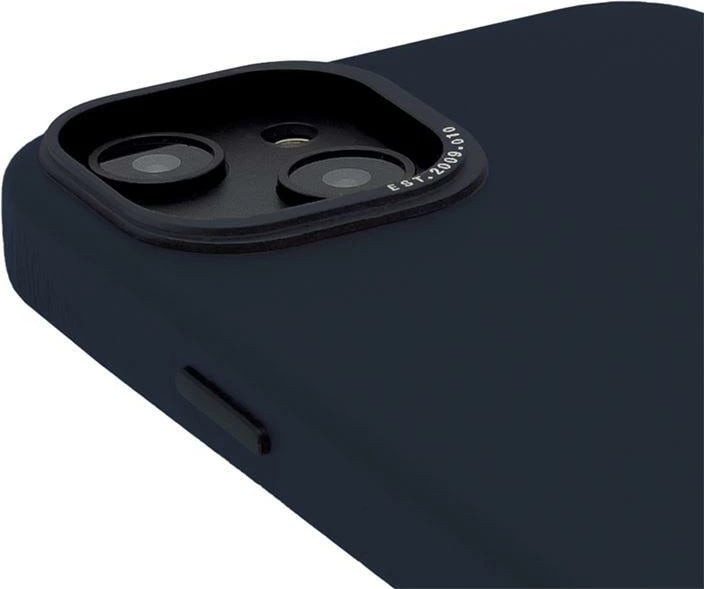 Mbështjellës lëkure Decoded me MagSafe për iPhone 14 Plus, blu e errët