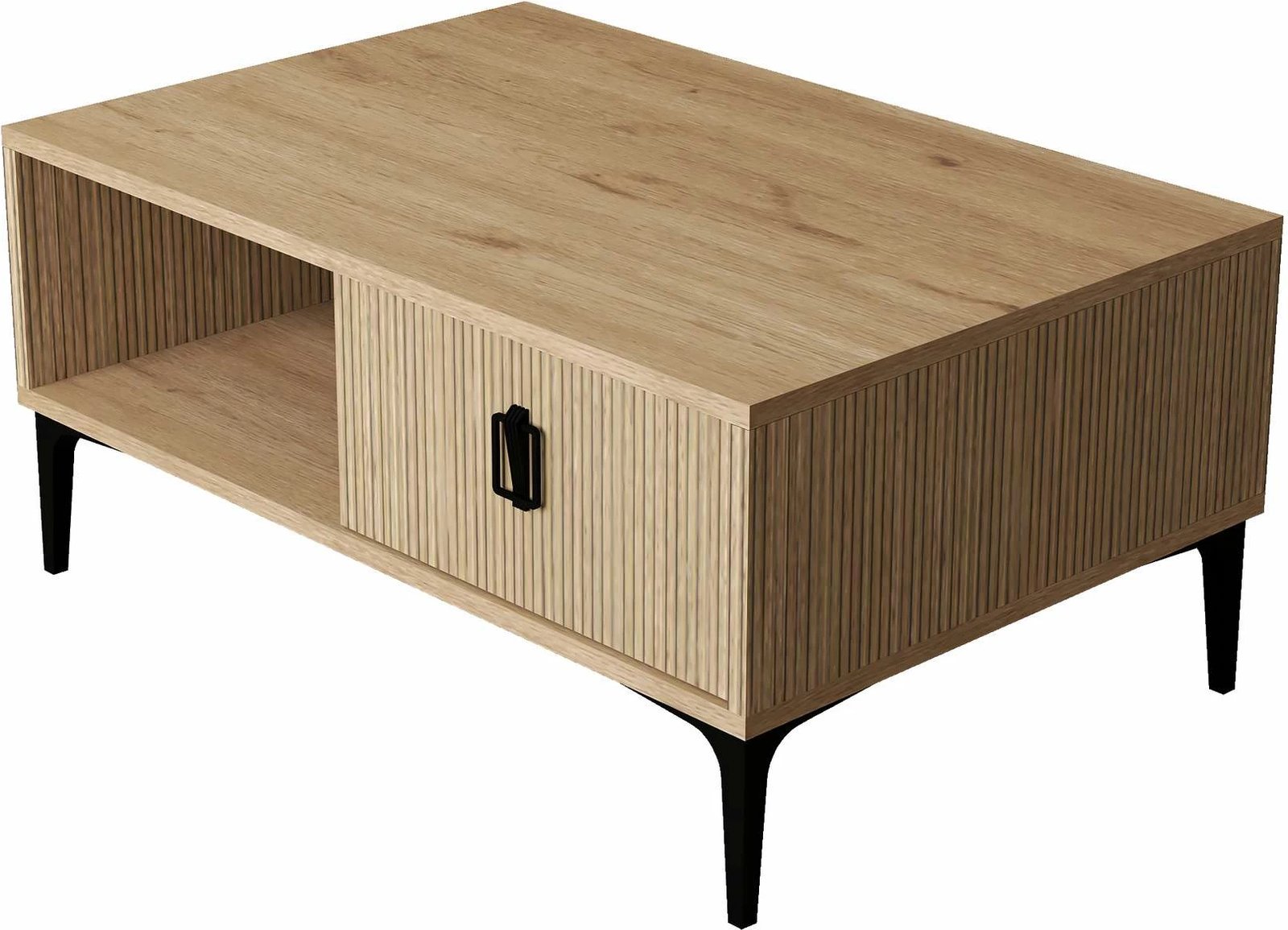 Tavolinë e ulët për kafe, ngjyrë lis safir, Skye Decor, 2004 Sare