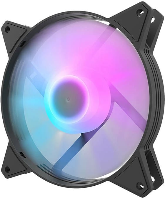 Set ventilatorë kompjuteri Darkflash C6, 3x120mm, RGB, zi