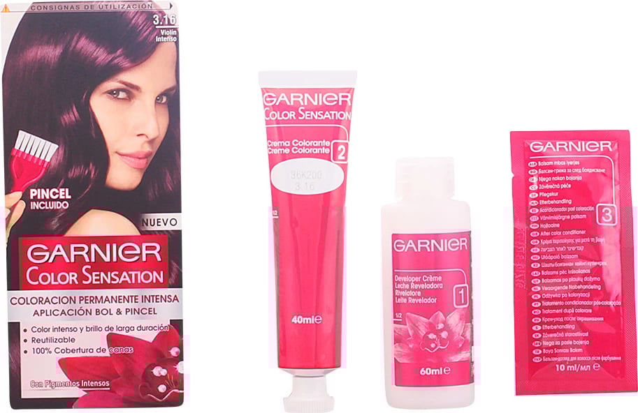 Ngjyrë për flokë unisex Garnier Color Sensation 3,16 Intense Violin