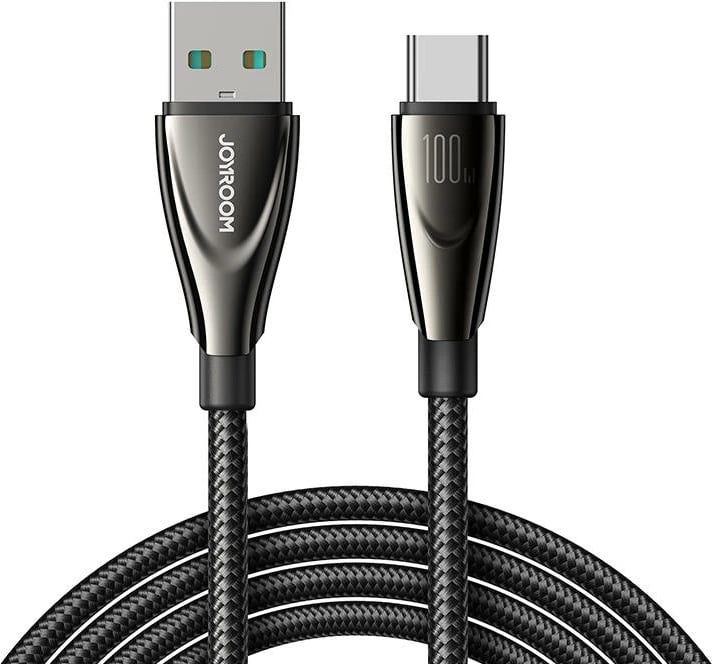 Kabllo USB në USB-C Joyroom SA31-AC6, 1.2m, 100W, e zezë