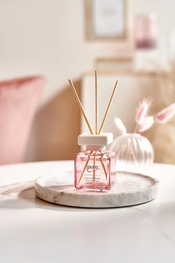 Aromë ambienti Lovely Flowers, 50ml, qelq, 5x6x15cm