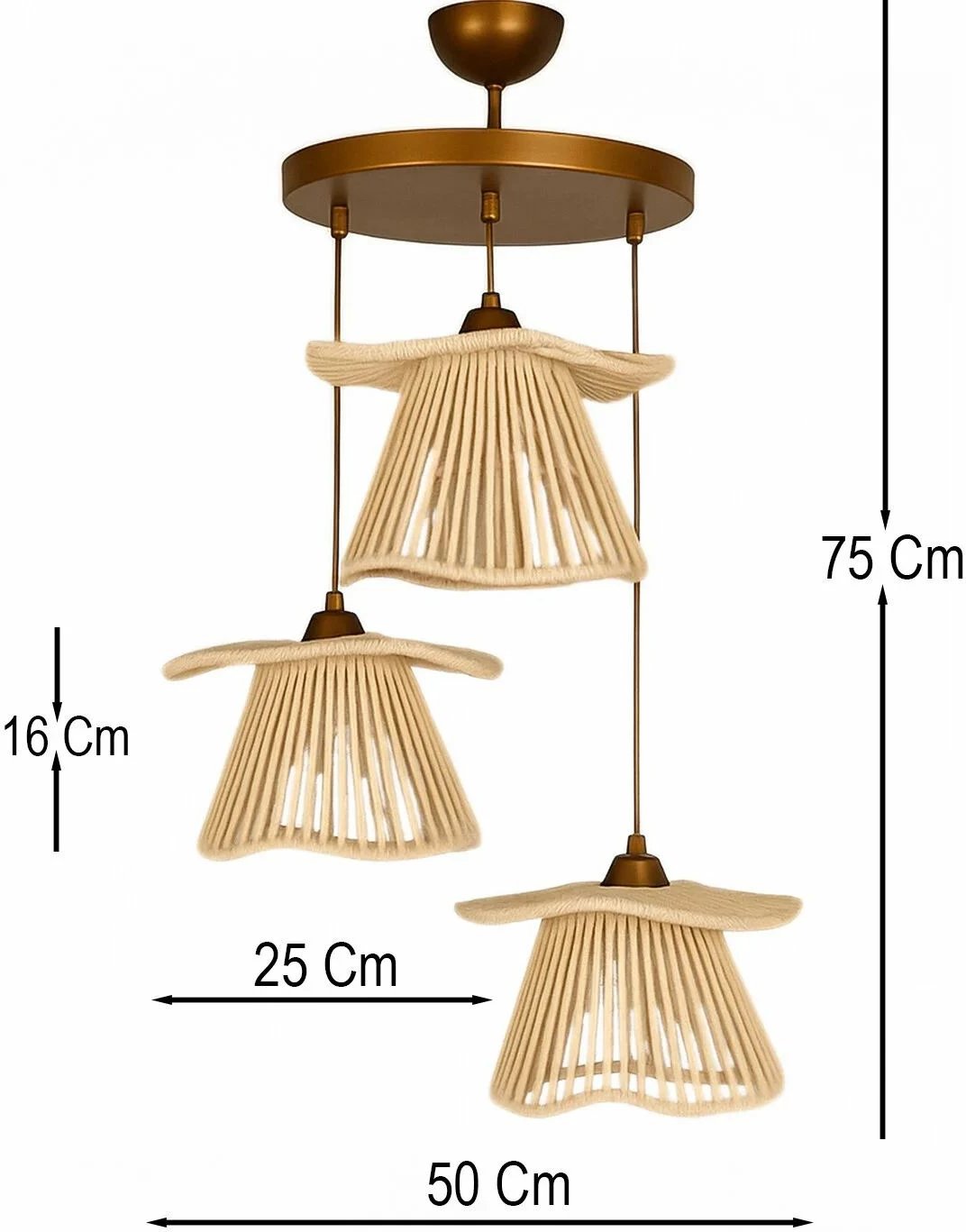 Llambë tavani Opviq, vintage, ecru, BK180