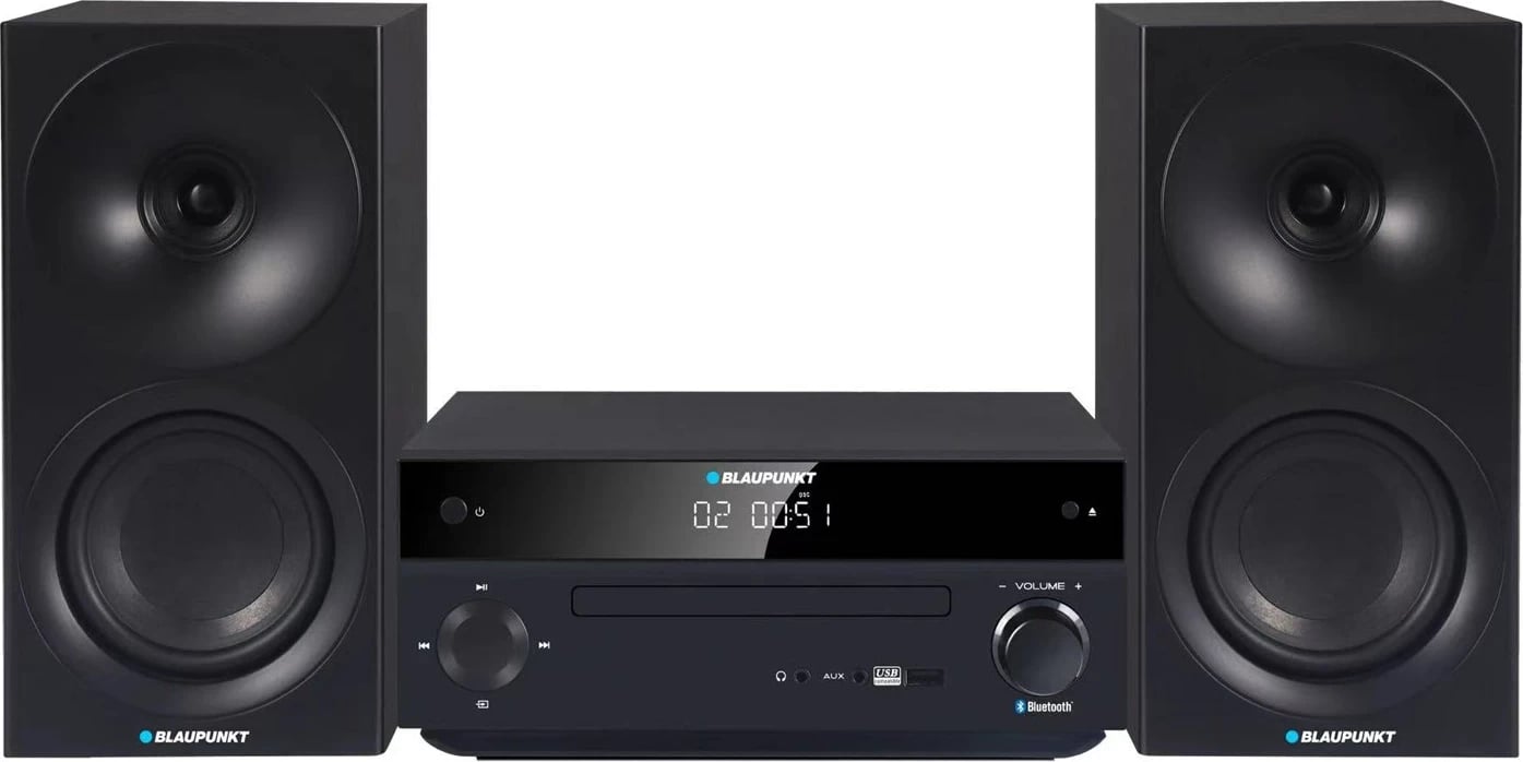 Mini-tower Blaupunkt MS30.2BT me Bluetooth, i zi