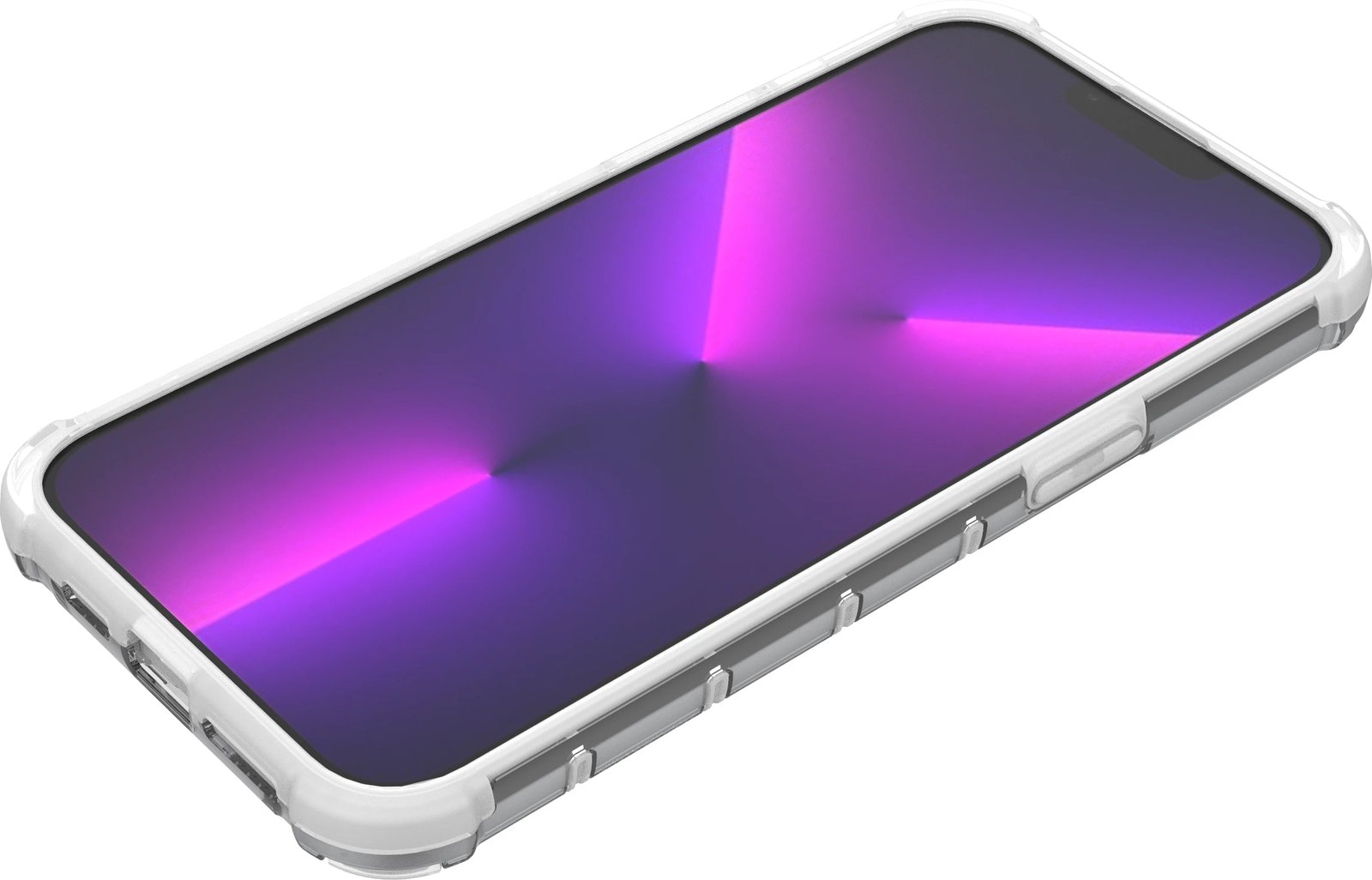 Mbështjellës Hurtel Ombre Protect Case për iPhone 13 Pro, rozë-kaltër