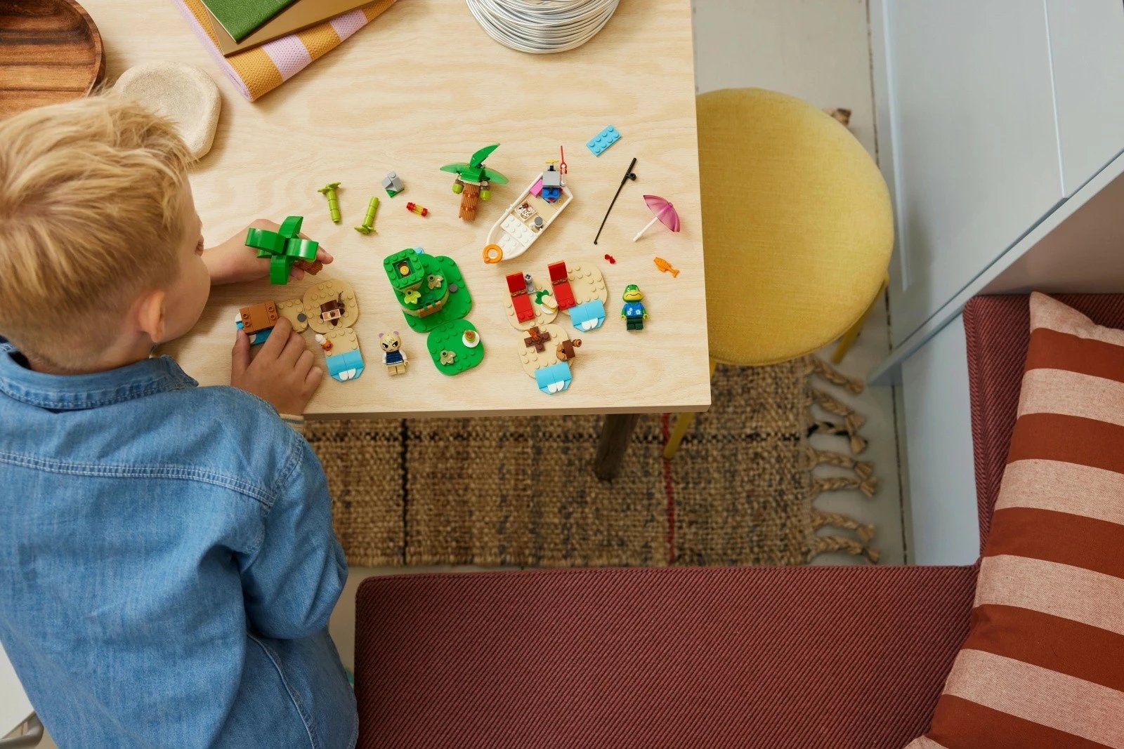 Set ndërtimi LEGO Animal Crossing 77048 Kappn and Island Tour, 233 pjesë, me minifigura, plastikë Set ndërtimi LEGO Animal Crossing 77048 Kappn and Island Tour, 233 pjesë, me minifigura, plastikë