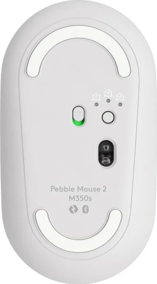 Set maus dhe tastierë Logitech Pebble 2 Combo, Tonal White