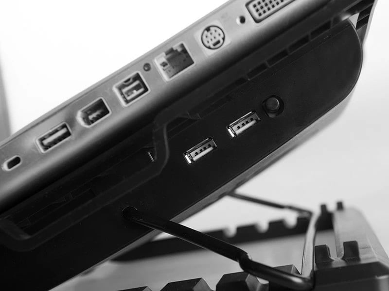 Cooling pad Tracer Icestorm TRASTA46338, për laptop deri 17", 2 porta USB, e zezë