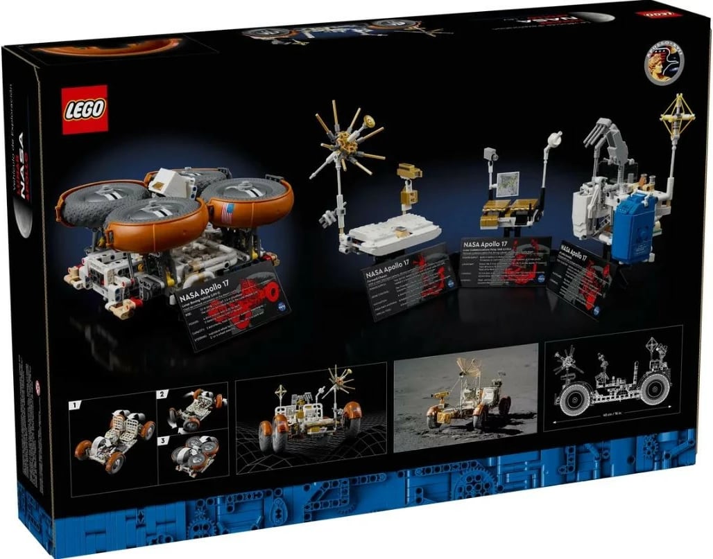 Set ndërtimi LEGO Technic NASA Apollo LRV 42182, 1913 pjesë, plastikë