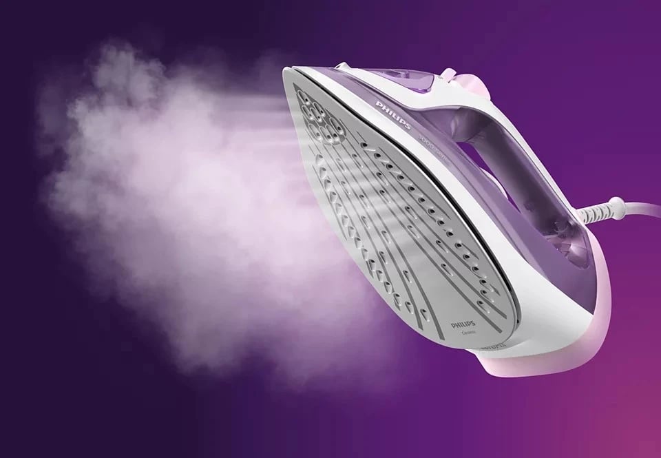 Hekurosje me avull Philips, bardhë-vjollcë Hekurosje me avull Philips, bardhë-vjollcë