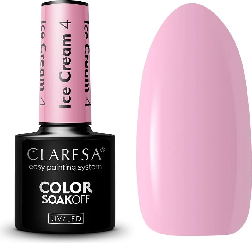 Llak për thonj Claresa Ice Cream Hybrid për femra 4.5g