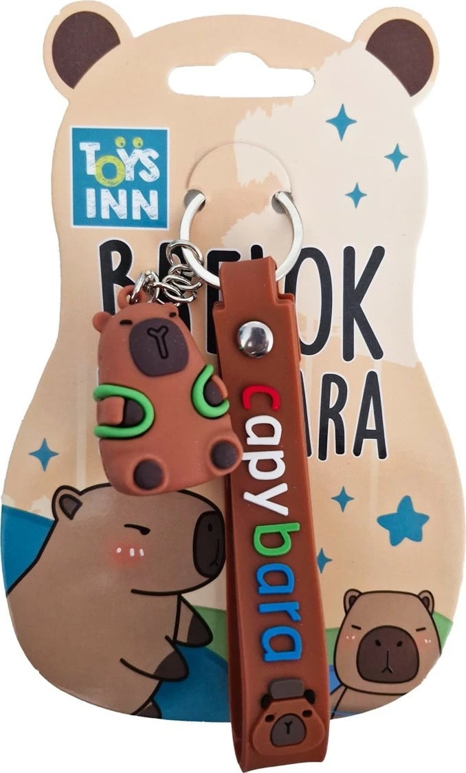 Varëse çelësash Stnux Capybara, set 12 copë, metal dhe gomë, shumëngjyrëshe