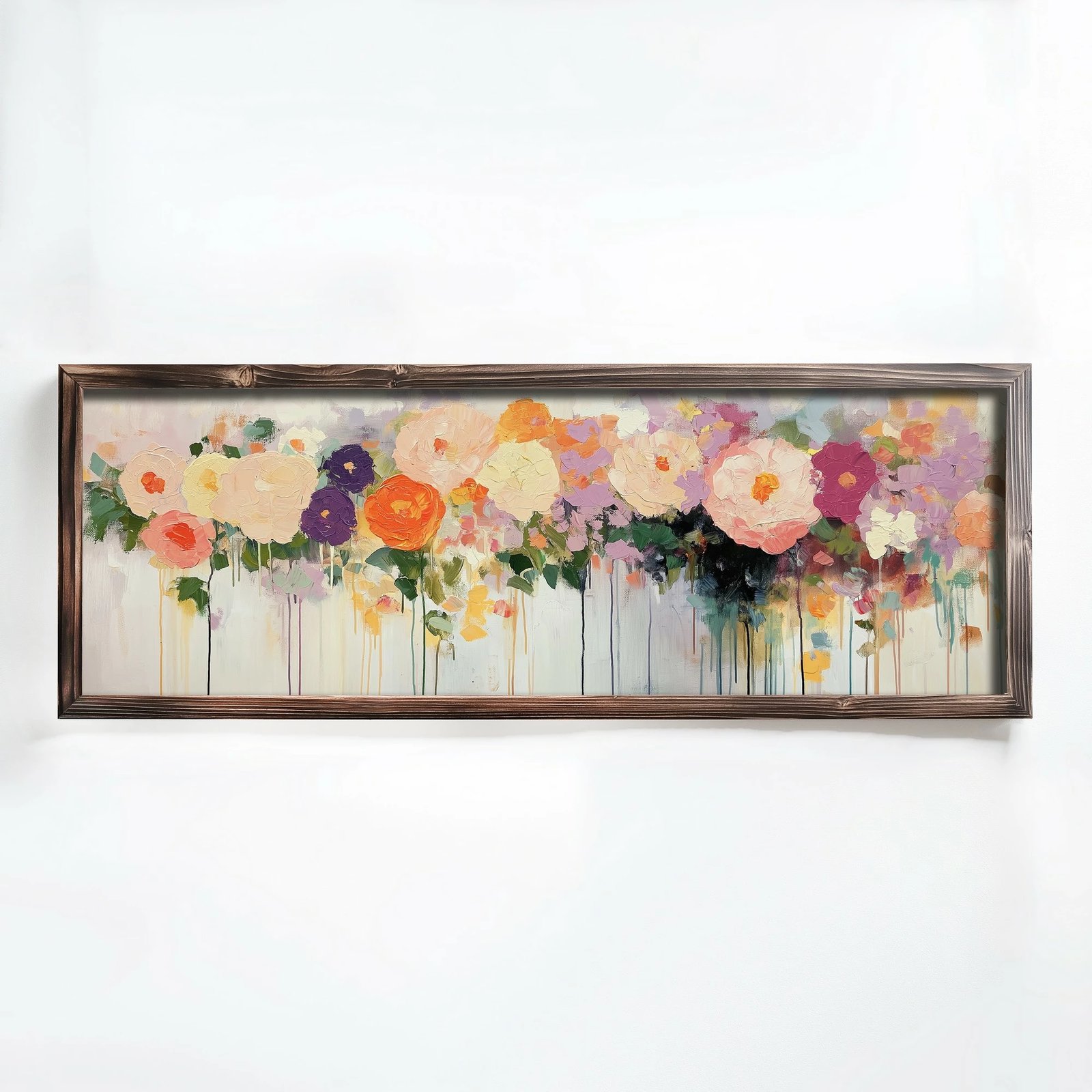 Pikturë dekorative me kornizë MDF, shumëngjyrëshe, Wallity, EMR009, 40x120x3.5cm