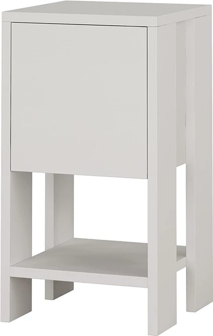 Komodinë Ema ngjyrë e bardhë 30x30x55cm