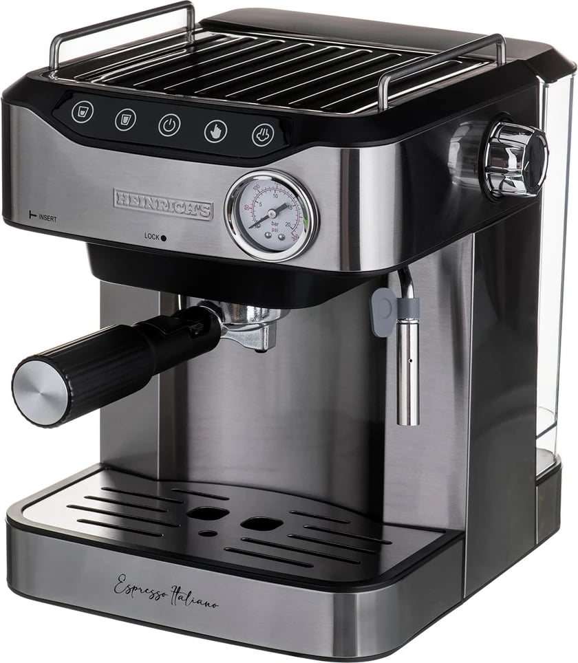 Aparat për kafe HEINRICH'S HES 8688, 1.5 L, hiri 