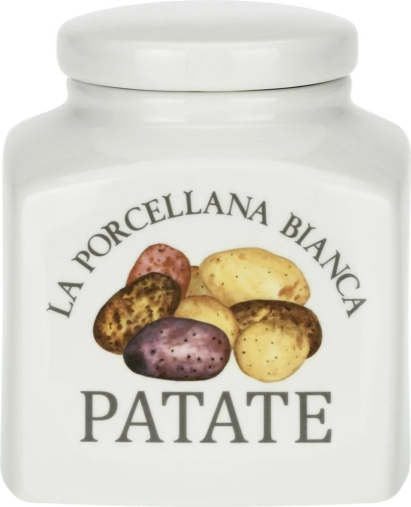 Kuti për patate LA PORCELLANA BIANCA, 3.5L, e bardhë