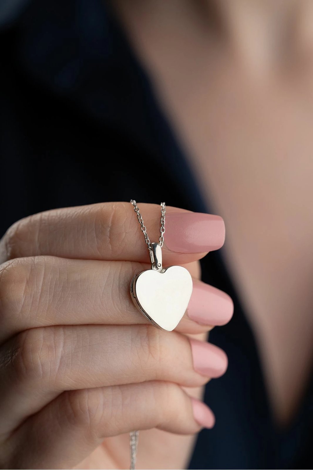 Varëse argjendi, zemër, ngjyrë gri, Jumeon, SİLVANOJEWELRY0000161