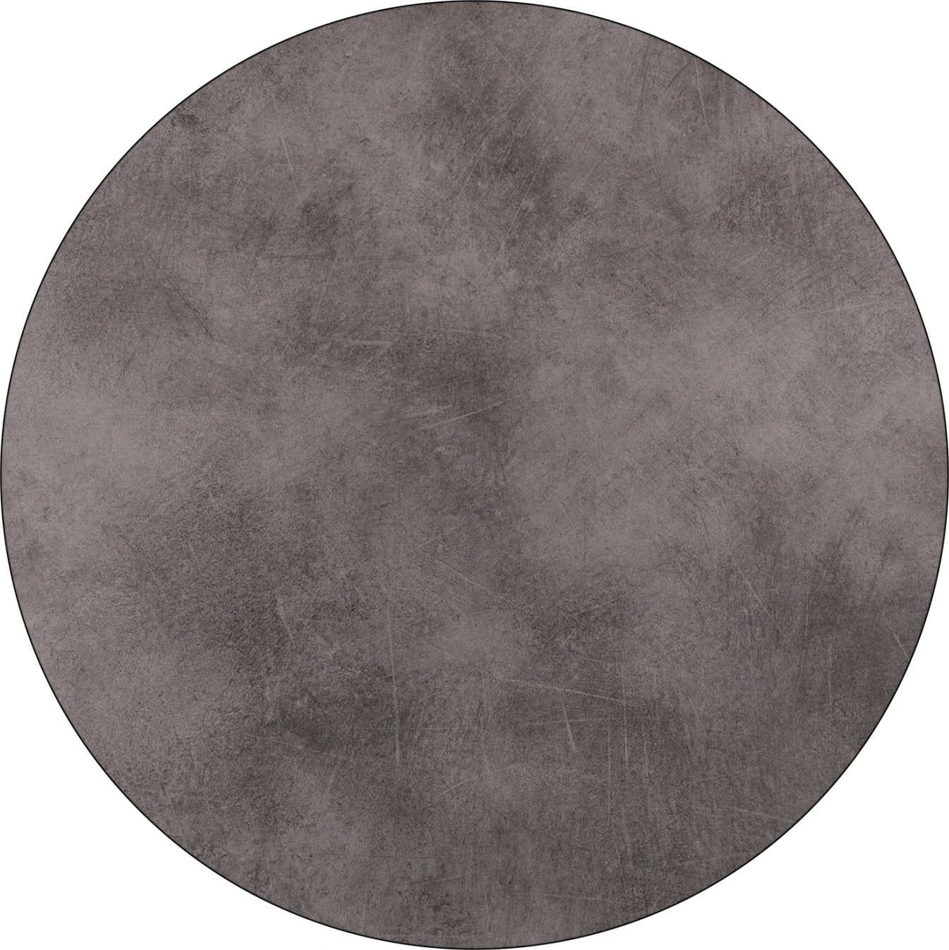 Sipërfaqe tavoline HPL, ngjyrë cement, Φ69 cm, trashësi 12mm