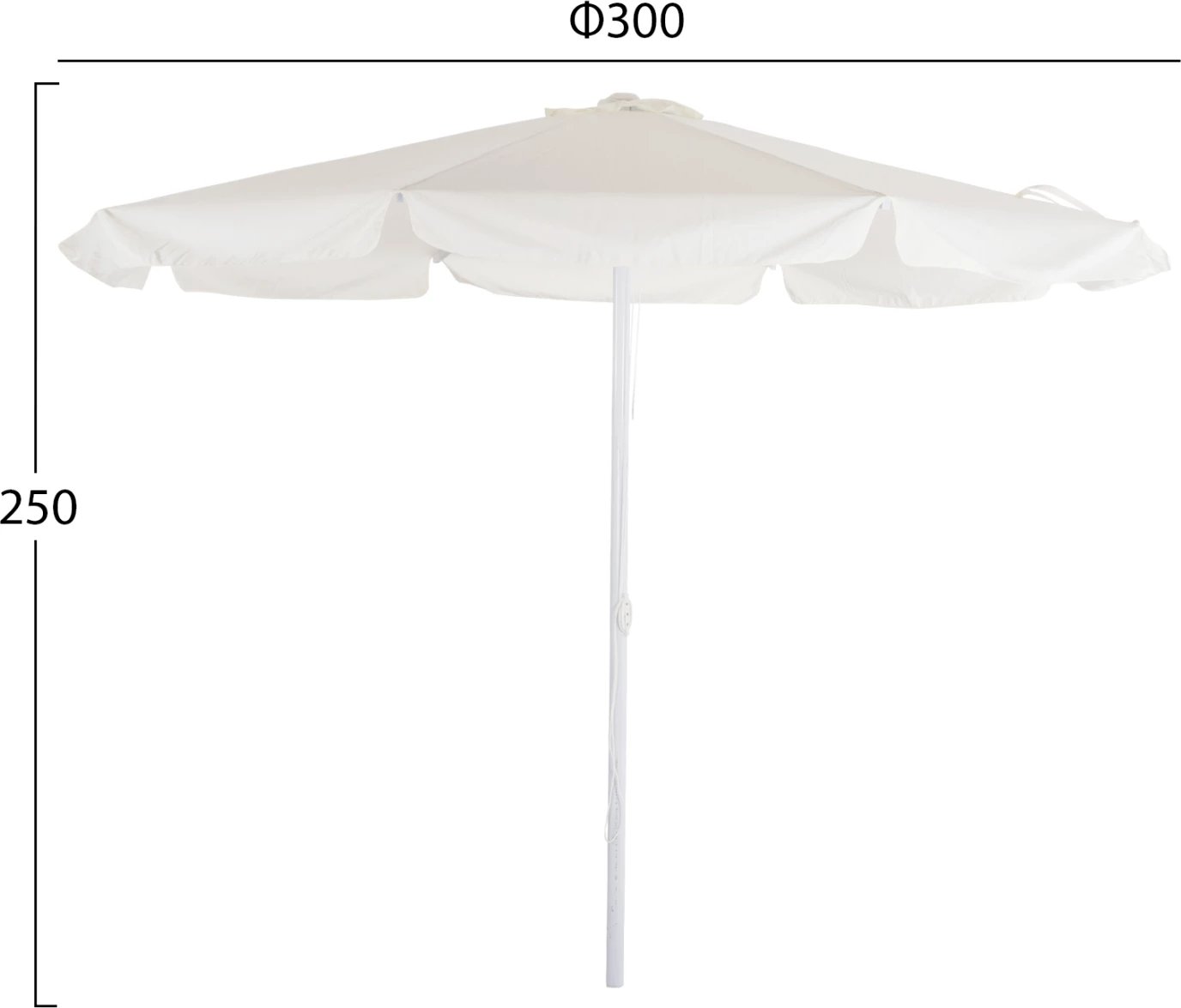 Ombrellë profesionale Alu 3M ngjyrë krem FH6006