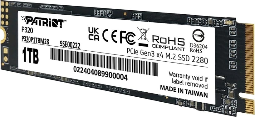 SSD Patriot Viper P320 M.2 PCI-Ex4 NVMe 1TB