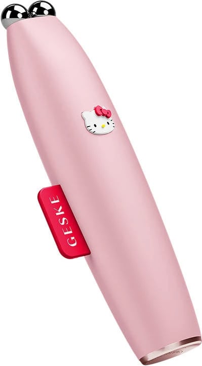 Pajisje microcurrent për lifting fytyre Geske 6-në-1 me aplikacion, Hello Kitty, rozë