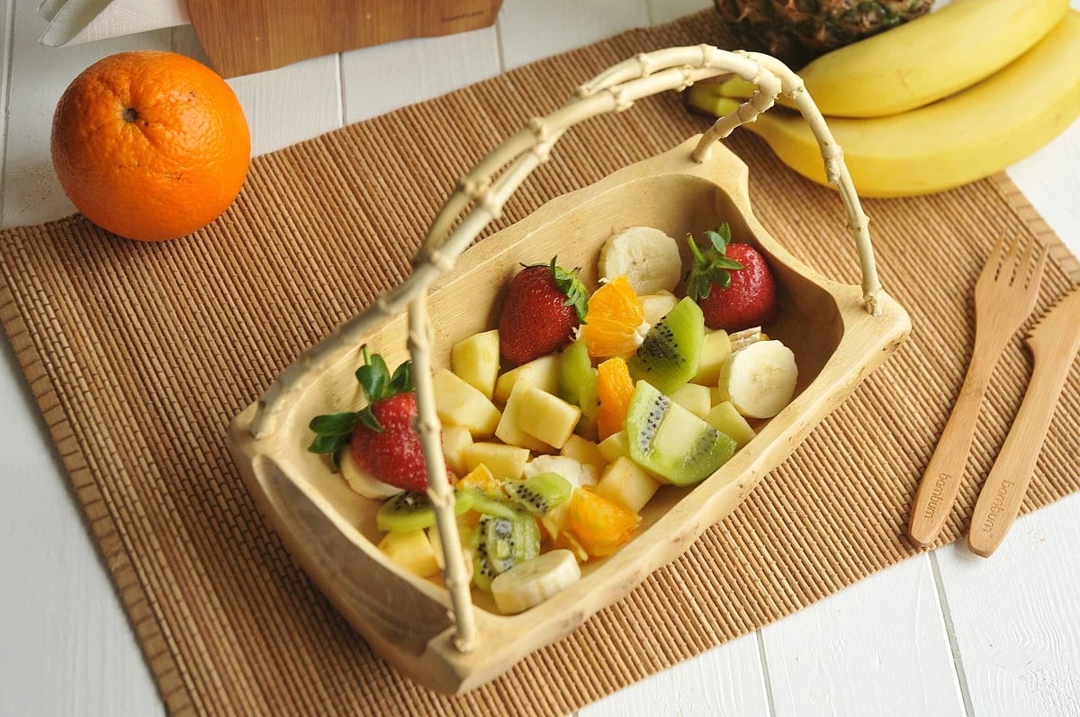 Ndamëse tavoline bambuje, ngjyrë arre, Hermia Concept, 27x40cm (1 copë)