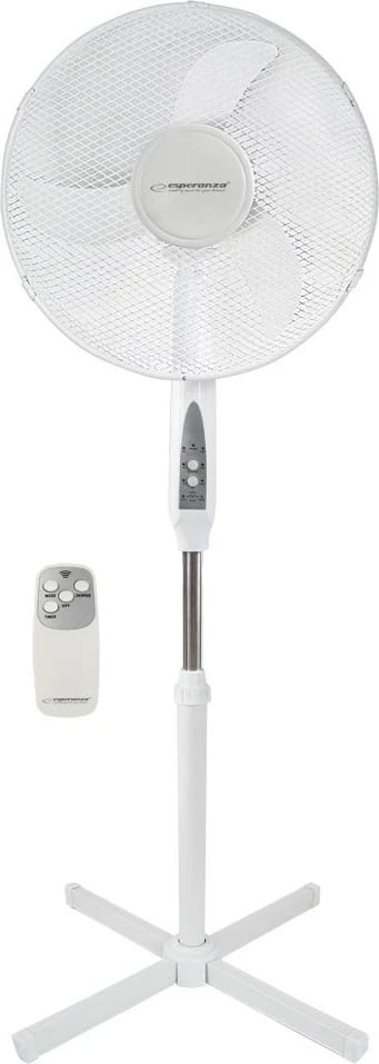 Ventilator qëndror Esperanza EHF007WW, me telekomandë, i bardhë