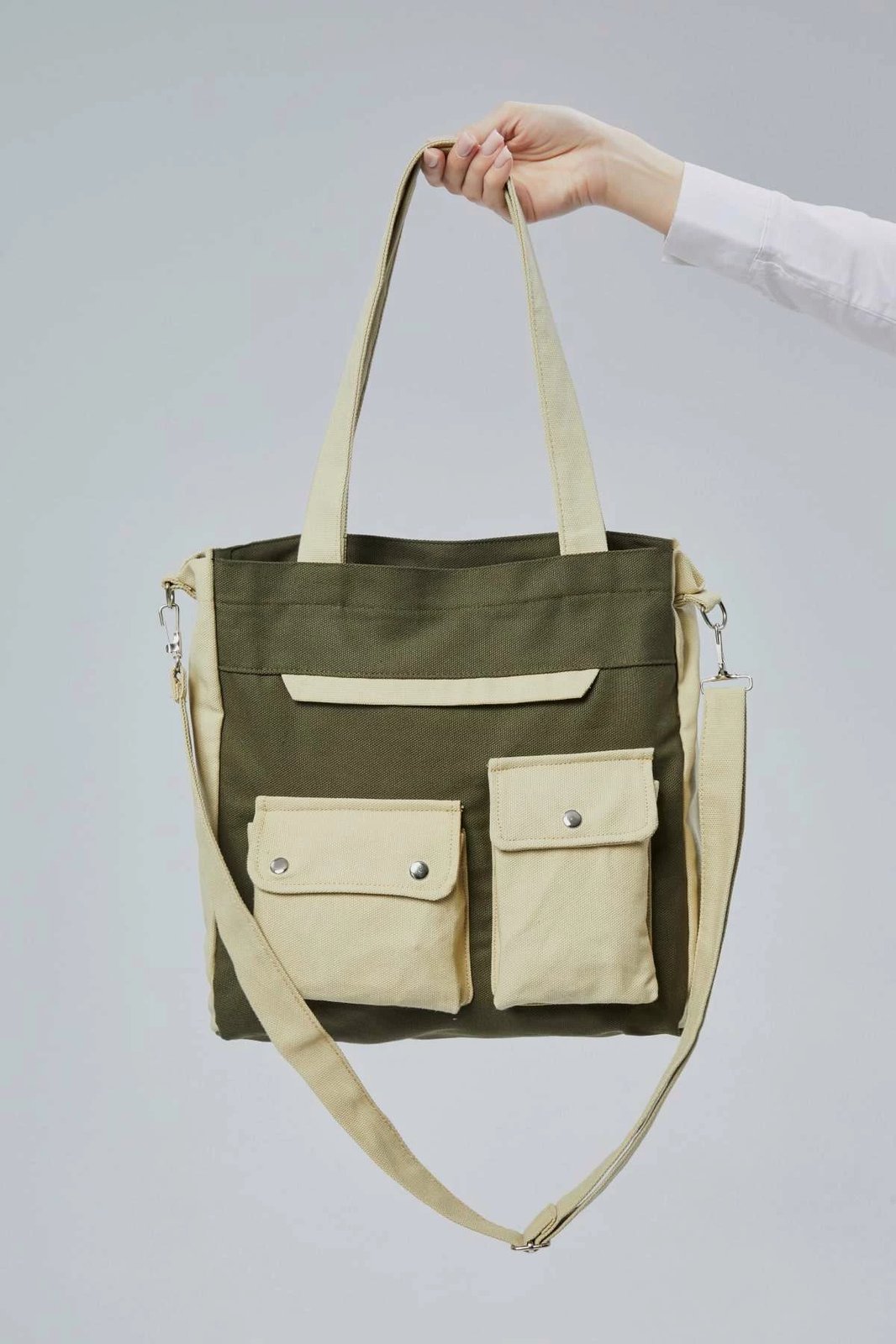 Tote bag Zoozie Bags, e gjelbër e errët, 2356